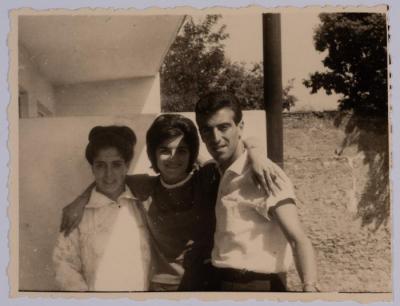 Naela and Tony Nakkarah with Adaledeih Bahou , Istanbul, 1964