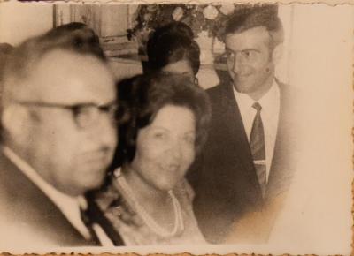 Hanna Nakkarah with His Wife Alice and their Son Tony, 1965