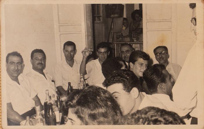 Hanna Nakkarah at a Celebration of the Communist Party, Haifa, 1959 