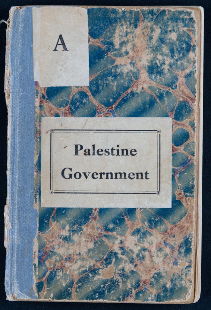 A Notebook of Khalil Sakakini 