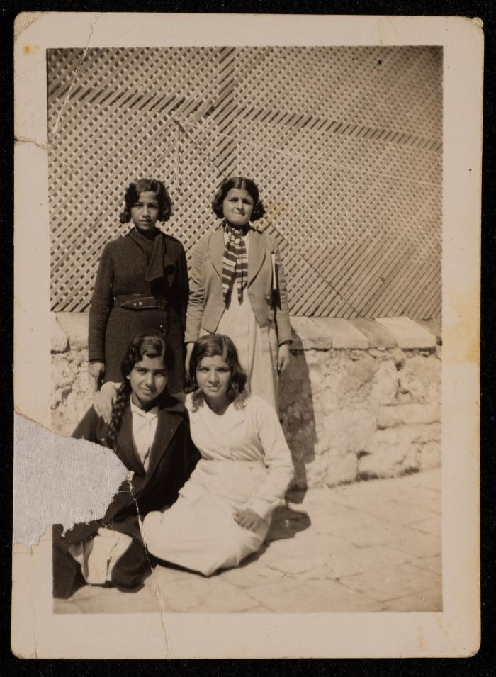 A Group Portrait of Unknown Girls 