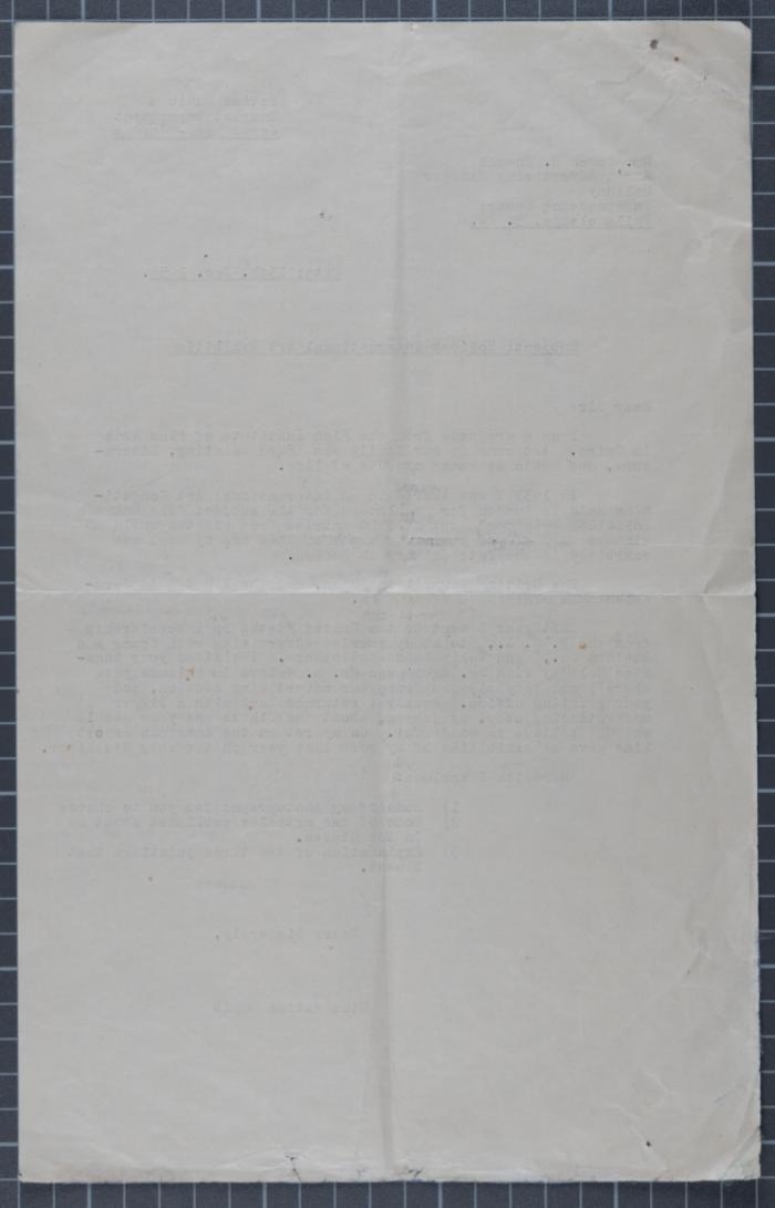 A Letter from Fatima al-Muhib to James Powell, Jerusalem, 1956
