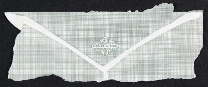 A Paper Clipping of a Letter Envelope of an Address in Norway