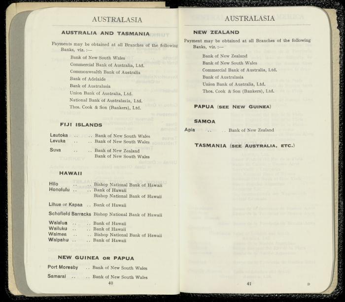 A Booklet by Midland Bank for Musa Alami, 19 October 1946