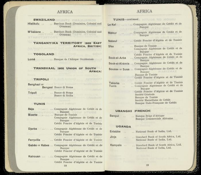 A Booklet by Midland Bank for Musa Alami, 19 October 1946