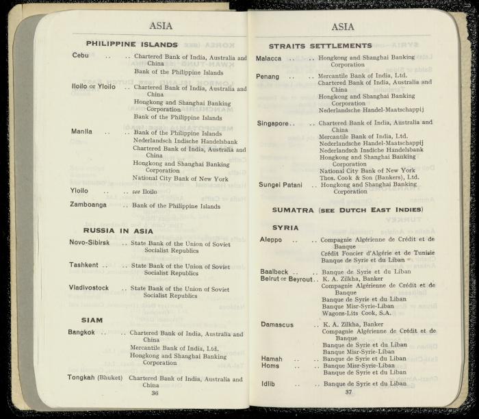 A Booklet by Midland Bank for Musa Alami, 19 October 1946