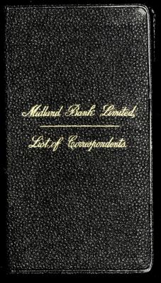 A Booklet by Midland Bank for Musa Alami, 19 October 1946
