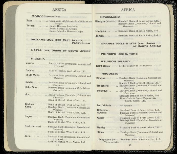 A Booklet by Midland Bank for Musa Alami, 19 October 1946