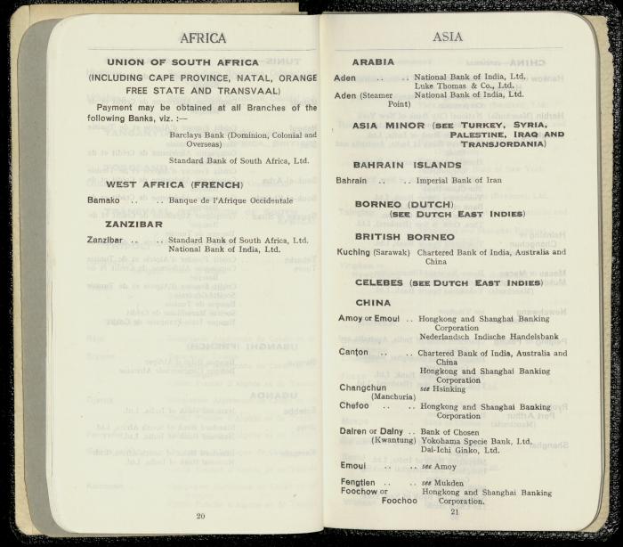 A Booklet by Midland Bank for Musa Alami, 19 October 1946
