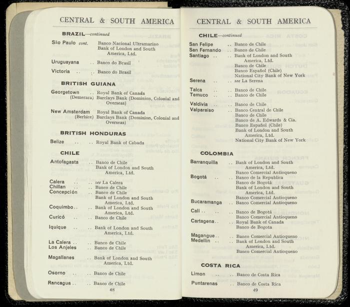A Booklet by Midland Bank for Musa Alami, 19 October 1946