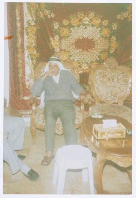 Mohammad Ibregeith in His House, Beit Ummar- Hebron, 1995