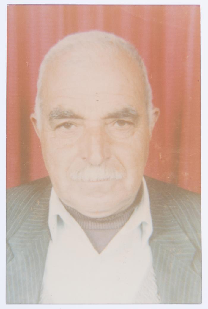 A Portrait of Mohammad Ibregeith, Beit Ummar- Hebron,1995
