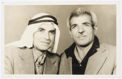 A Portrait of Mohammed Hussein and Mohammad Abdel- Azeez Ibregeith, the 1960s 