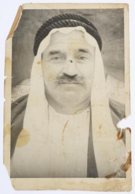 A Portrait of Hussein Ibregeith, Beit Ummar- Hebron 