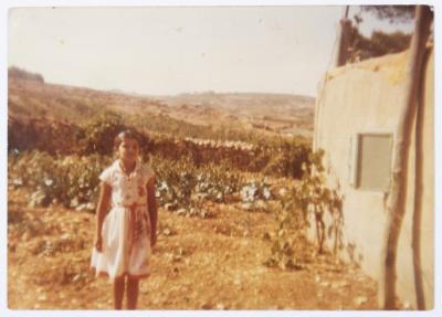 A Portrait of Zeina Ibregeith in Beit Ummar- Hebron, the 1970s