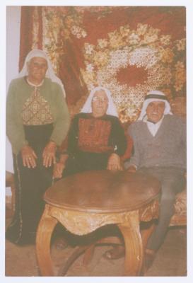 Mohammad and Nimeh Ibregeith With Rifaa Abuayash, Beit Ummar- Hebron,1995 