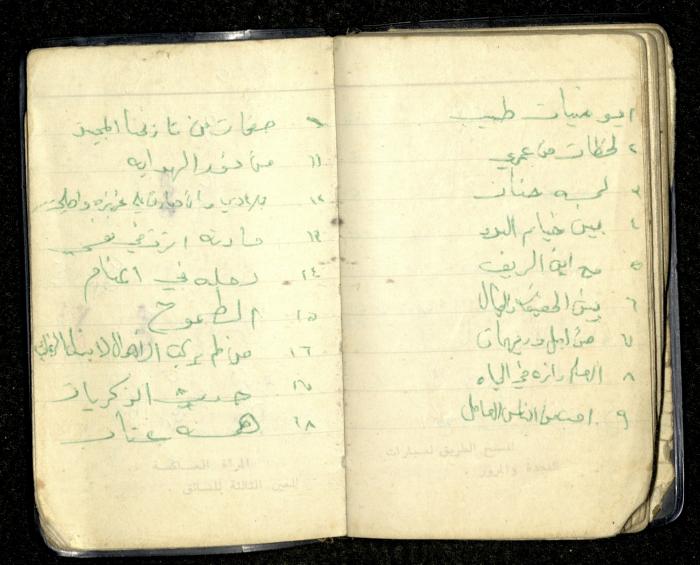 Agenda for Mohammad Ibregeith, Beit Ummar