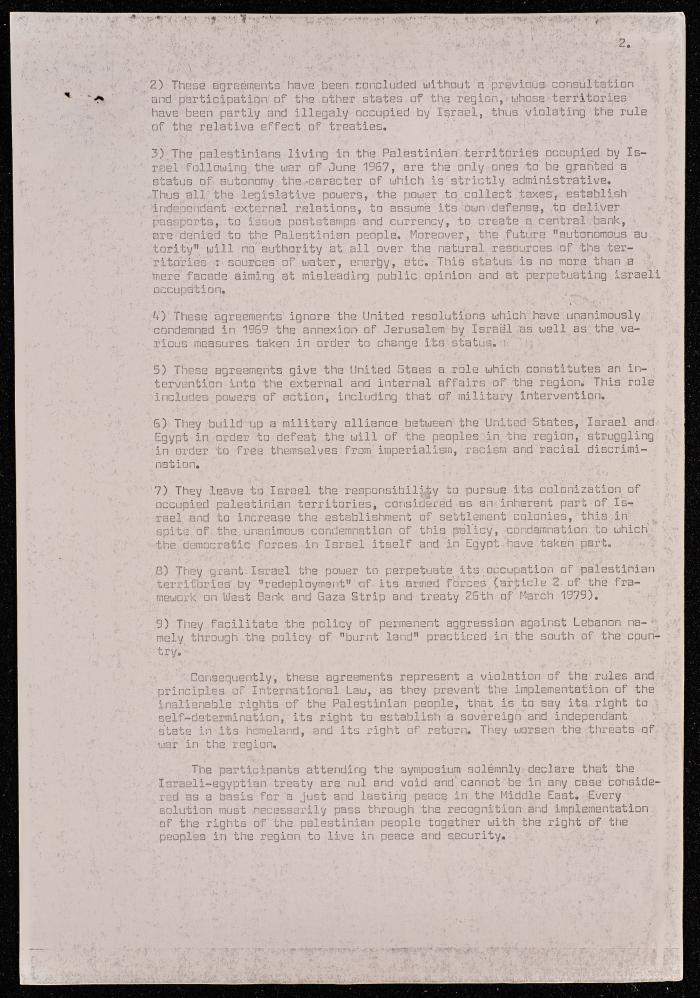 Summary of IADL Conference Continuation, Paris, 1979