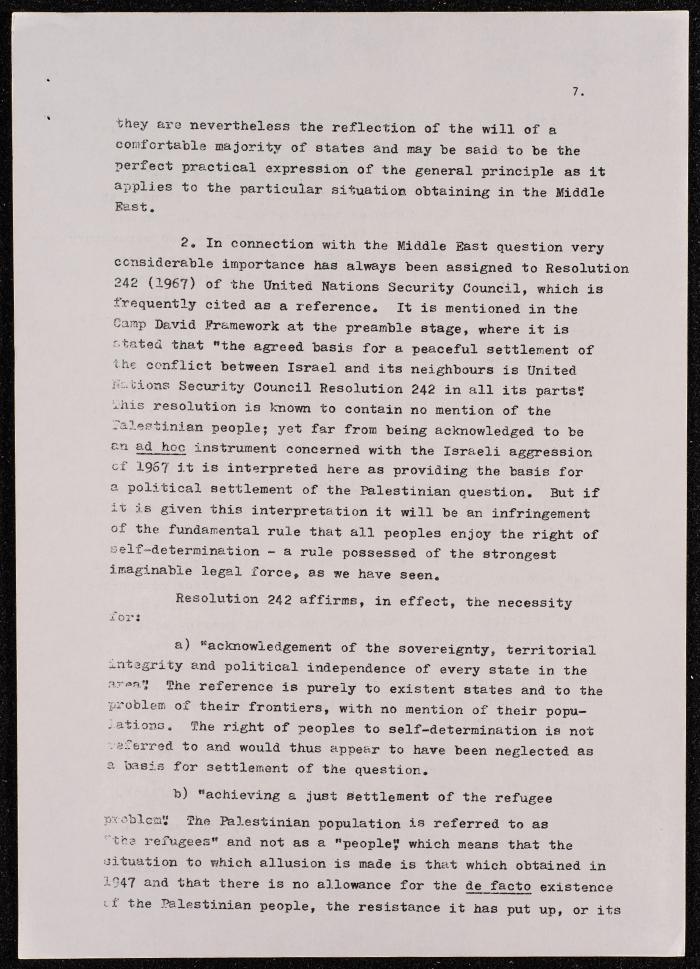 A Document on the Camp David Accords, 1978 
