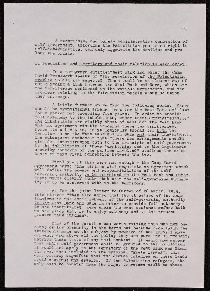 A Document on the Camp David Accords, 1978 