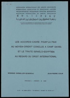 A Document on the Camp David Accords and International Law, 1978