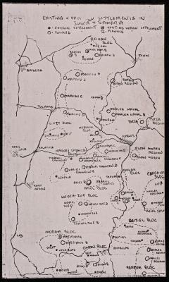 A Map of Israeli Settlements, the 1960s 