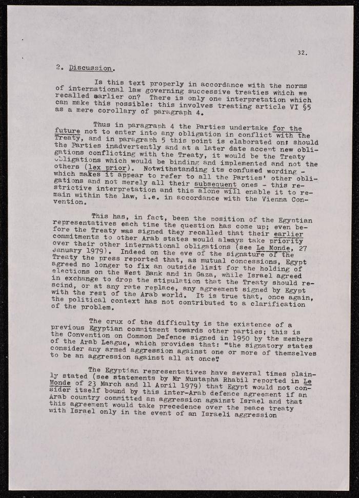 A Document on the Camp David Accords, 1978 