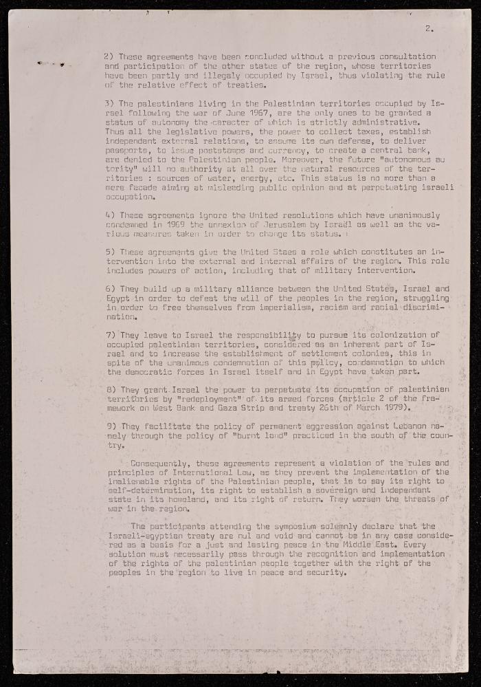 Summary of IADL Conference, Paris, 1979