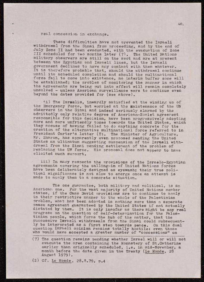 A Document on the Camp David Accords, 1978 