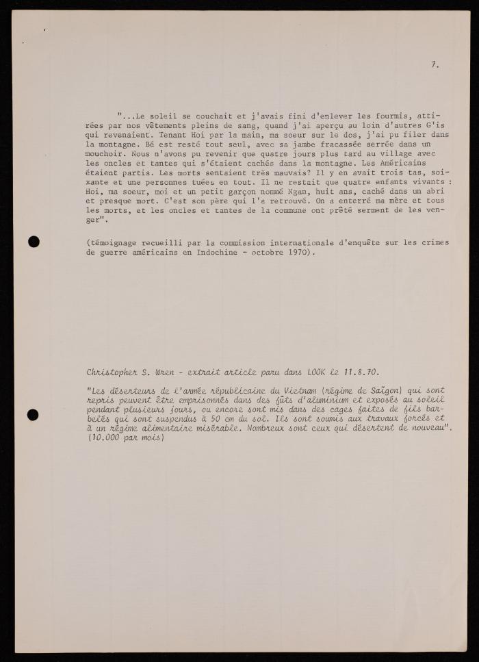 المؤتمر الدولي حول ضحايا التعذيب، 1971