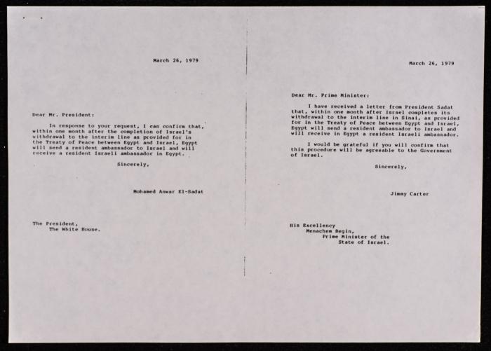 A Copy of the Camp David Accords, 17 September 1978