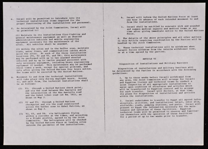 A Copy of the Camp David Accords, 17 September 1978