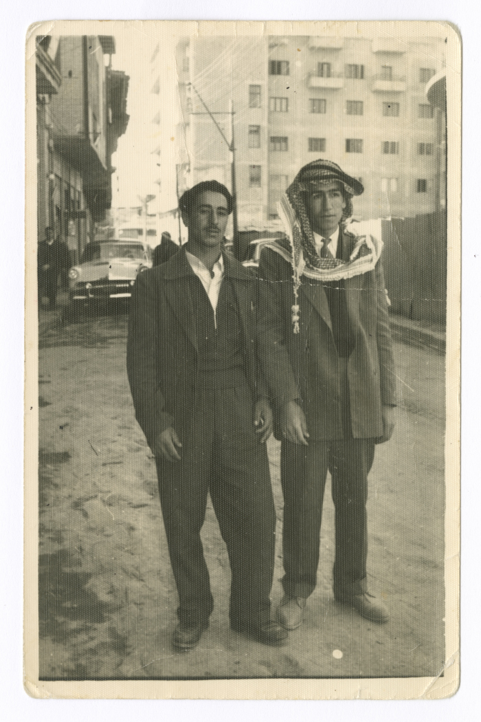 Ismaʿil Ṣiyam and ʿali Issa ʿubayd in the Streets of Baghdad