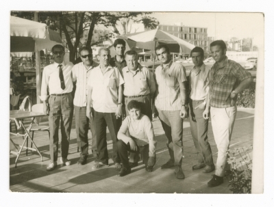 ʿabdel-ʿaziz Misk with School Principals on an Educational Trip to Nahariya 