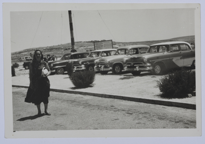 Mahira Dajani, Jerusalem Airport, 1956