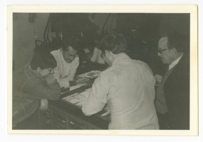 The Staff of Al-Anba Newspaper During the Processing of the News Page