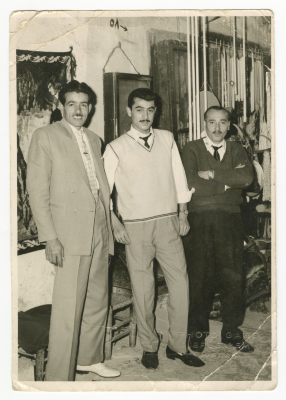 Shown Right to Left, the Shaheed Jumʿa Misk with his Son ʿabdel-ʿaziz and Saʿd ed-Din