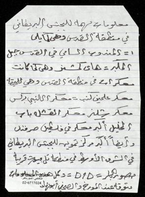 "High Profile Information on the British Army", a Paper Clipping by Muhammad jadallah 