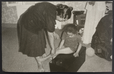 A Girl Undergoing Physiotherapy, Cairo, 1980- 1985