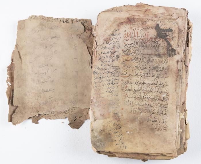 جزء من مخطوطة حول أعمال الإمام عبد القادر الجيلاني 