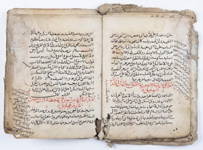 مخطوطة قديمة في قضايا اللغة والبلاغة والنحو