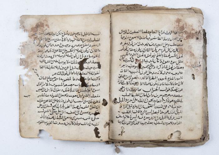 مخطوطة قديمة في قضايا اللغة والبلاغة والنحو