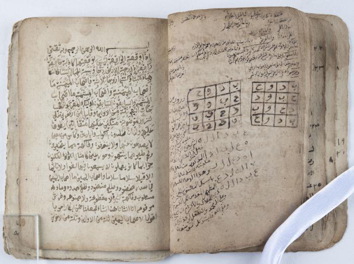 مخطوطة إسلامية قديمة تتناول الأوراد والحجب والسحر