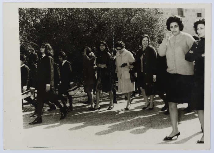 وفد من مرشدات كشافة الكويت، رام الله، 1962