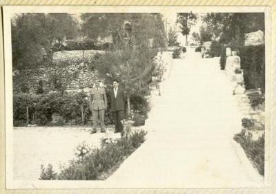 Mohammad Jadallah and Abu Yasir, Jerusalem, 1956