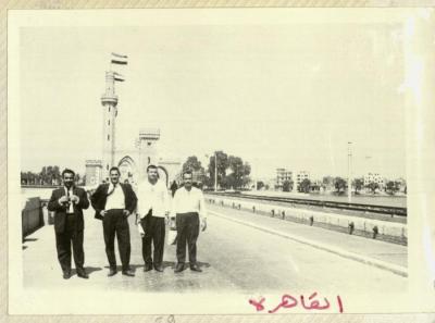 Mohammad Jadallah with Friends, Cairo, 1964	
