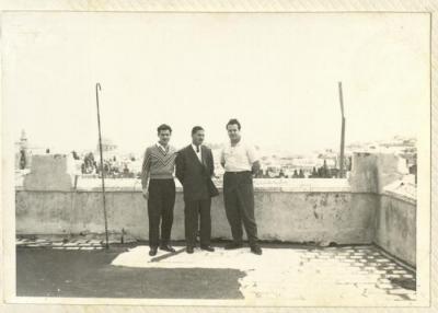 Mohammad and Ibrahim Jadallah with Asa