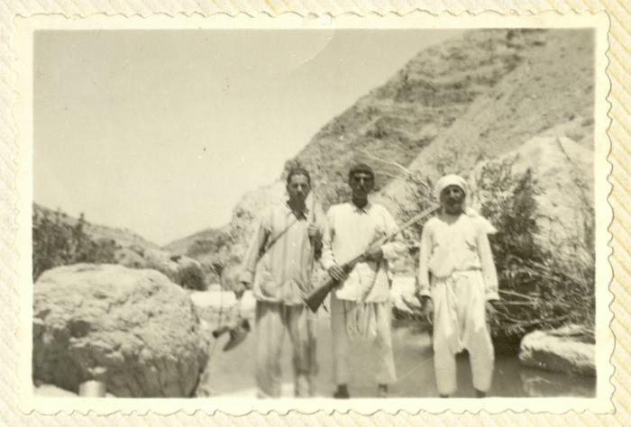 Mohammad Jadallah with Friends, Ma'in Hot Springs-Jordan,1963	