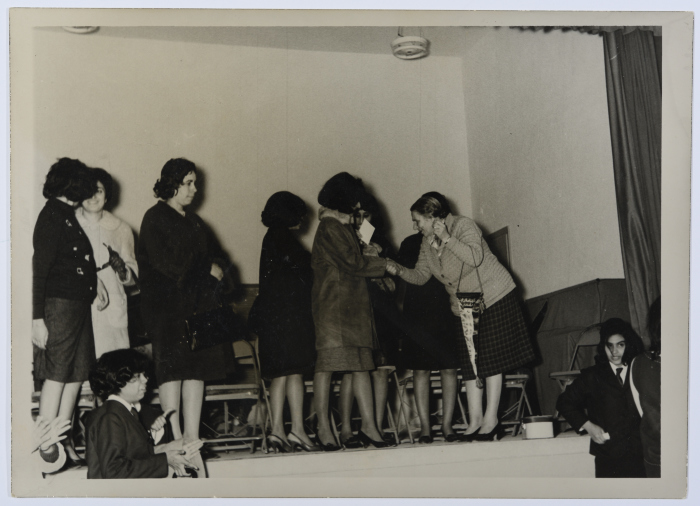 وفد من مرشدات كشافة الكويت، رام الله، 1962