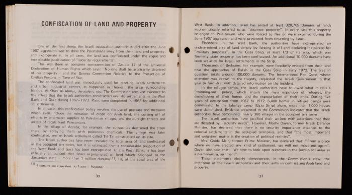 Israeli Violation of Human Rights in the Occupied Arab Territories, 1975
